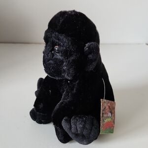 NWT RAINFOREST CAFE | Rare Retired Plush Gorilla Black Animal Stuffed